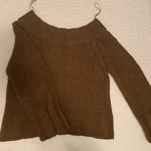 Free people off the shoulder sweater